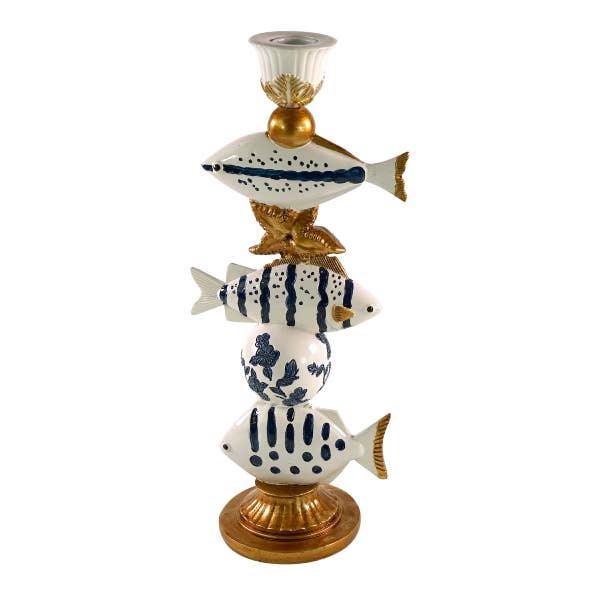 Fish candle holder.