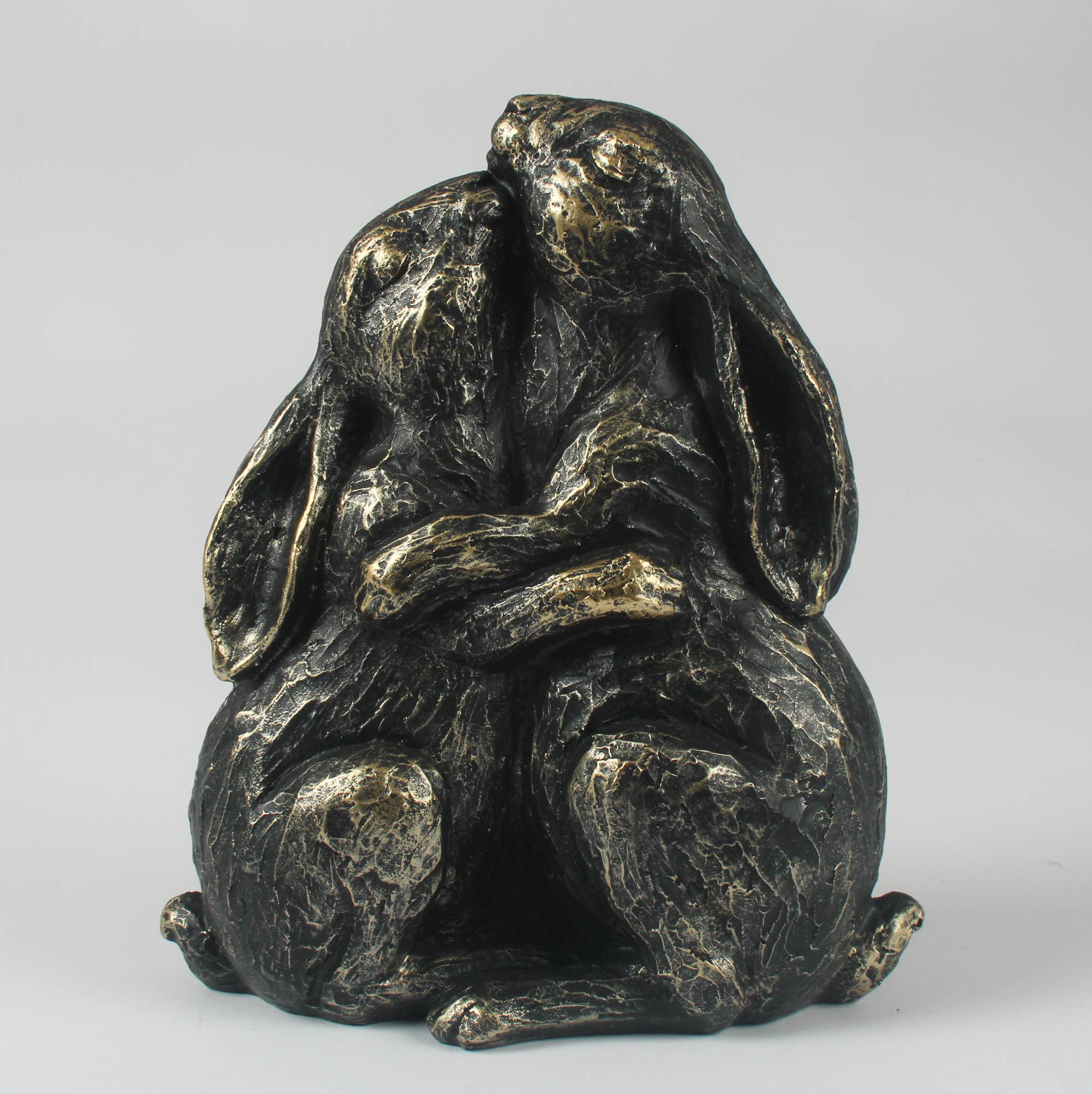 Rabbits Embracing Ornament.