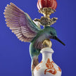 Hummingbird candle holder