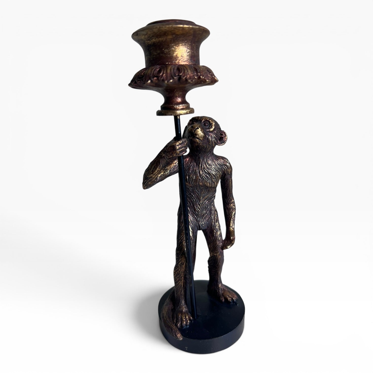 Monkey & Lantern Candle Holder