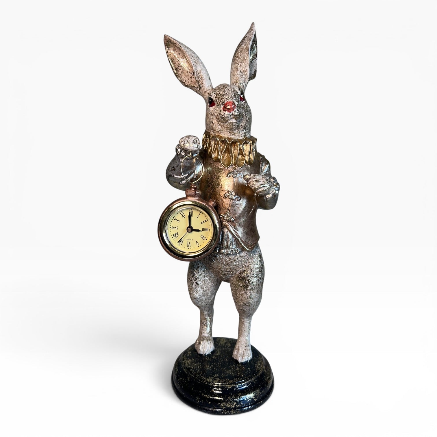 The White Rabbit Standing Clock - Gold
