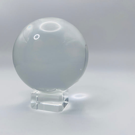 Crystal Ball on Stand 100mm