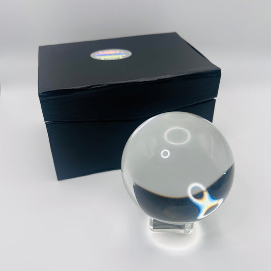 Crystal Ball on Stand 100mm