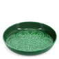 Enamel trinket dish - Dark green