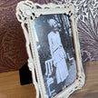 White Ornate Vintage-Style Photo Frame – Timeless Elegance
