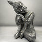Silver Resting Buddha Decor