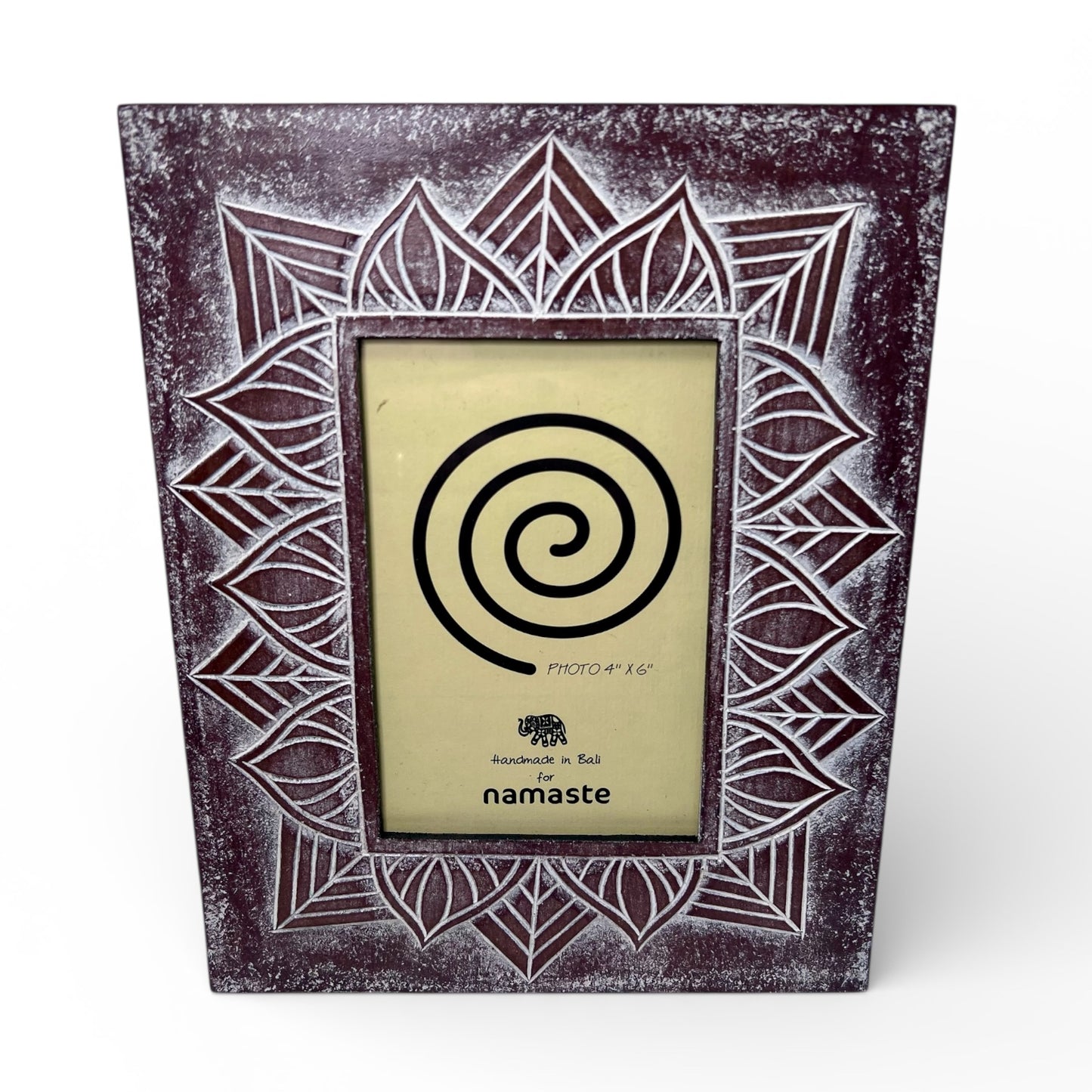 Geometric Petals - wooden photo frame