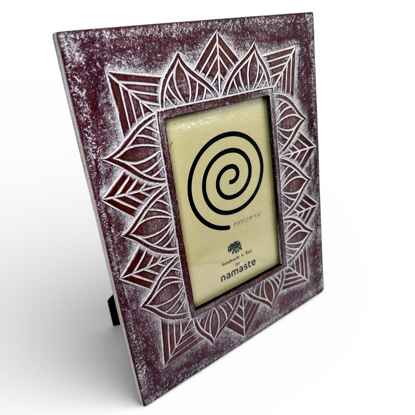 Geometric Petals - wooden photo frame