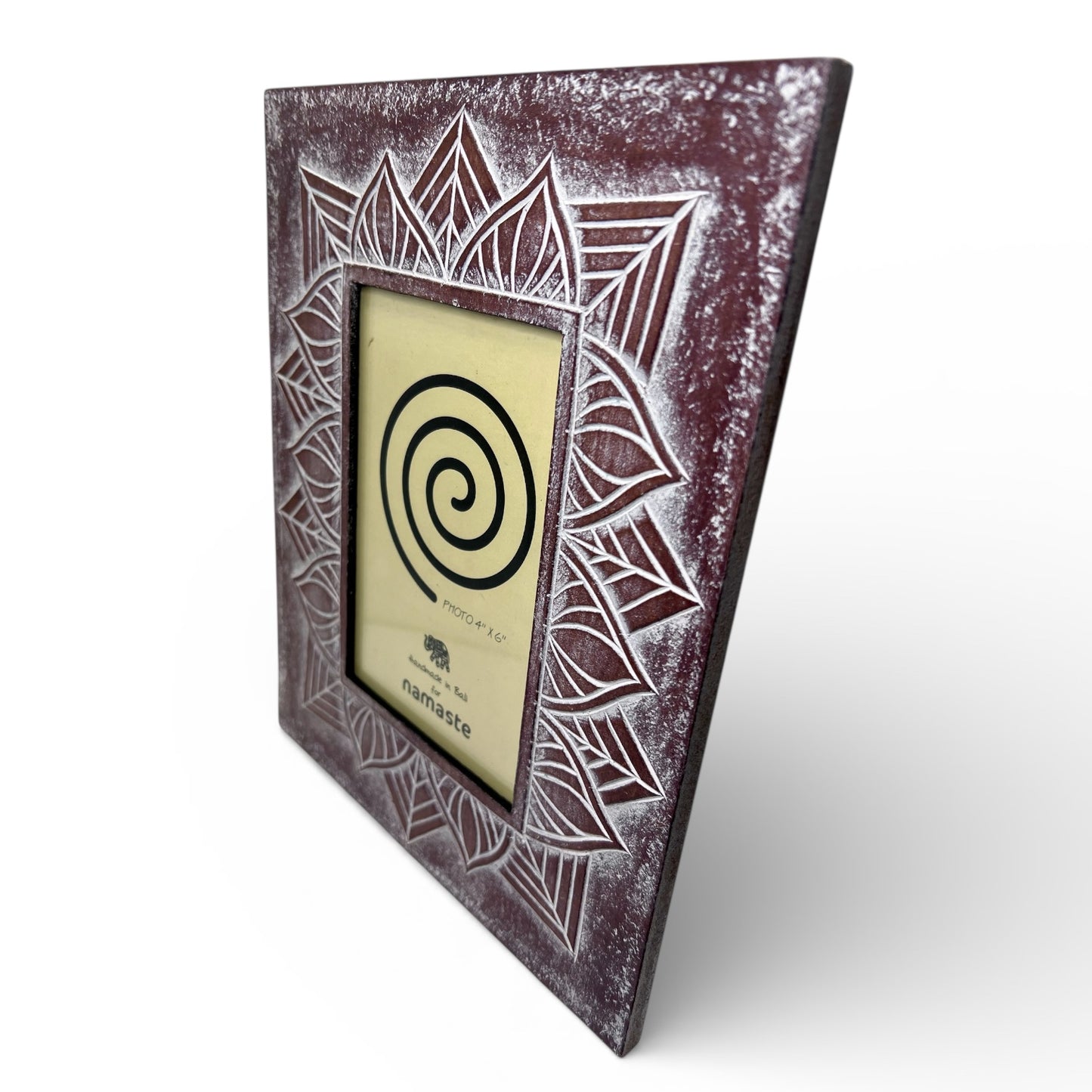 Geometric Petals - wooden photo frame