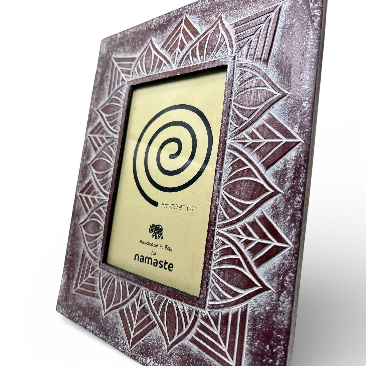 Geometric Petals - wooden photo frame