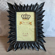 Antique Black & Gold Leaf Photo Frame 4x6 Inches