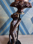 Monkey & Lantern Candle Holder