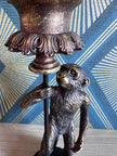 Monkey & Lantern Candle Holder