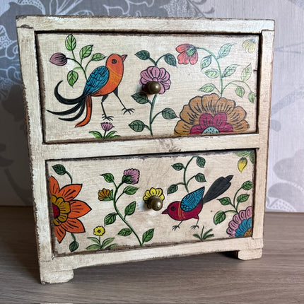 Mini Wooden Chest of Drawers.