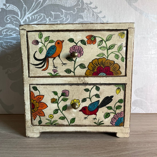 Mini Wooden Chest of Drawers.