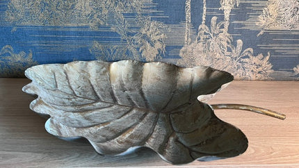 Verdigris Leaf Dish
